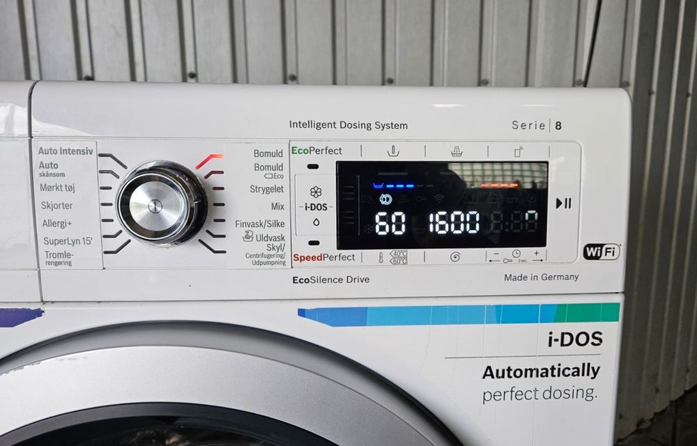Пральна машина Bosch serie 8 I-Dos Wi-Fi