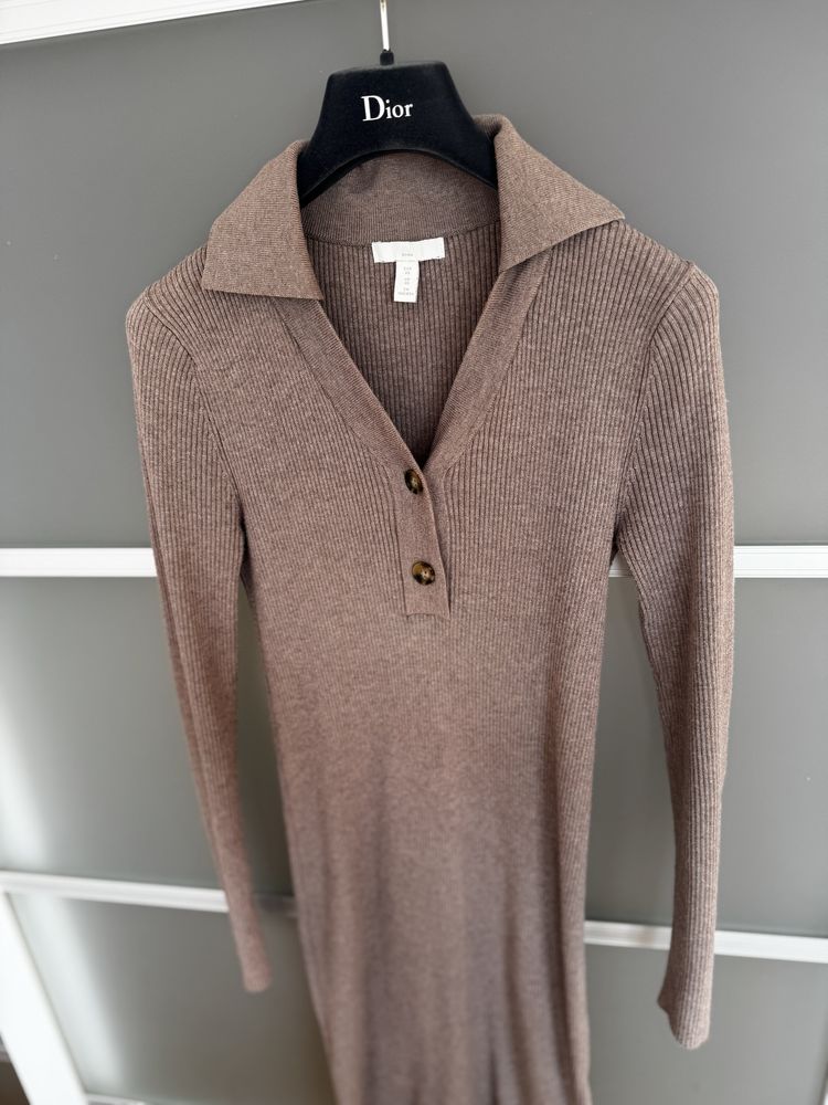 Поло плаття рубчик H&M