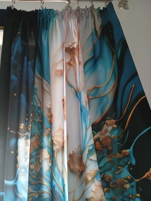 Zaslona 2sztuki+2poszewki na poduszki