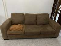 Sofa com chaise long c/novo