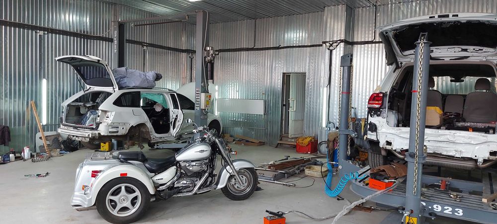 Ремонт кузова, рихтовка, зварювання, підбір фарб, малярка, покраска