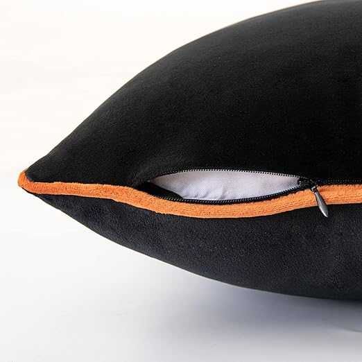 Poszewki Welurowe 2 sztuki 45x45 cm Jesień