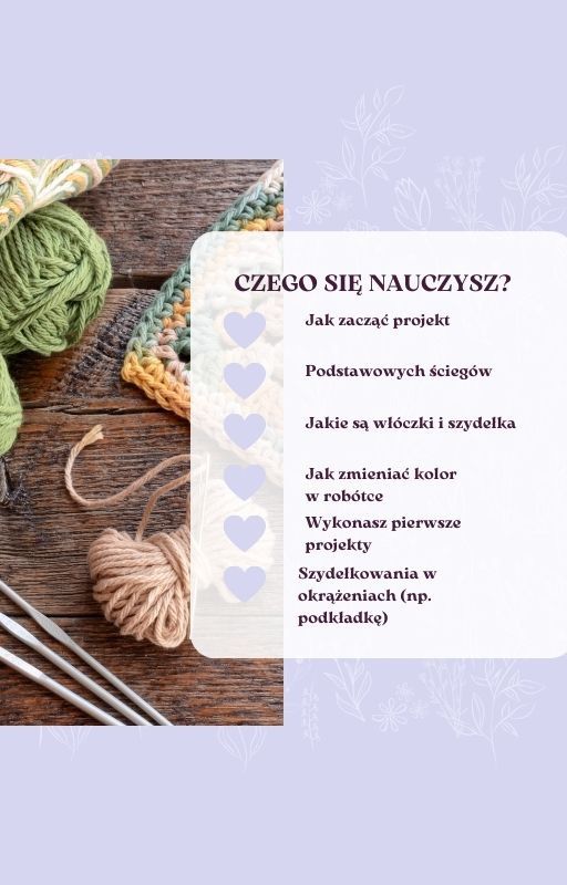 Kurs szydełkowania dla początkujących – ebook z projektami i filmami!