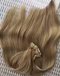 Premium Ultra włosy doczepiane, orzechowy blond, długie 56 cm( 36 )