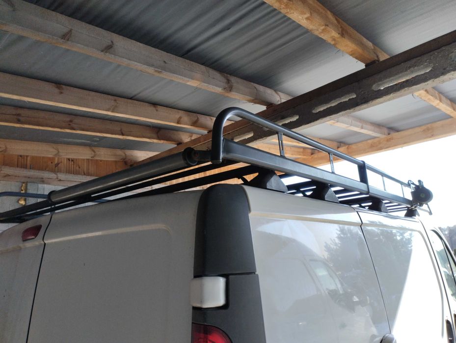 Bagaznik dachowy aluminiowy vivaro trafic long