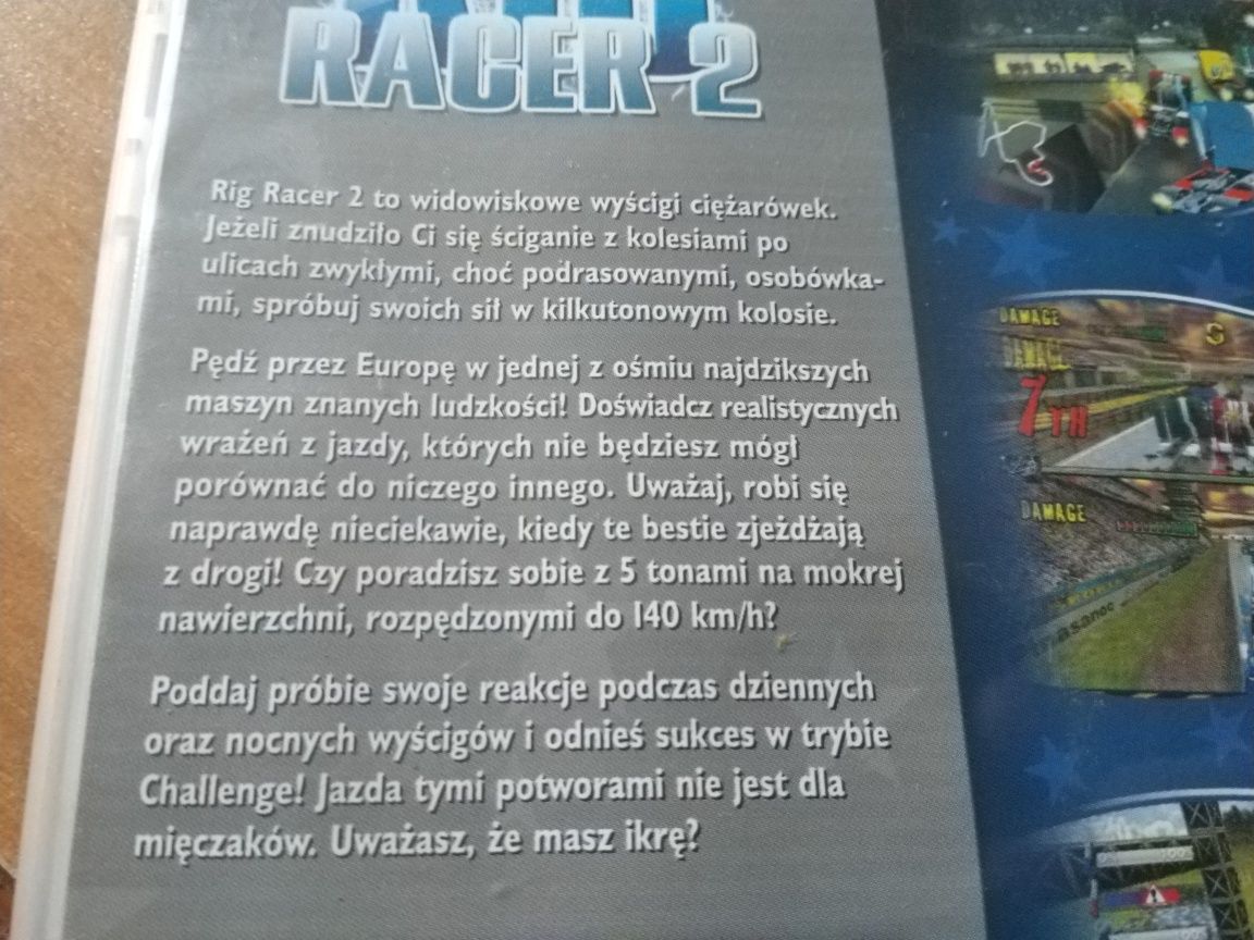 RIG RACER 2 Gra komputerowa PC CD-ROM tanio okazja !