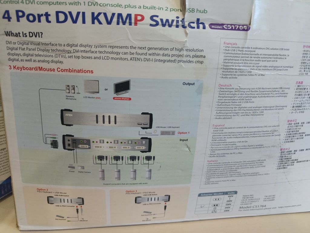 Комплект ATEM KVM переключатель