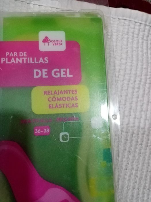 Palmilhas de gel conforto
