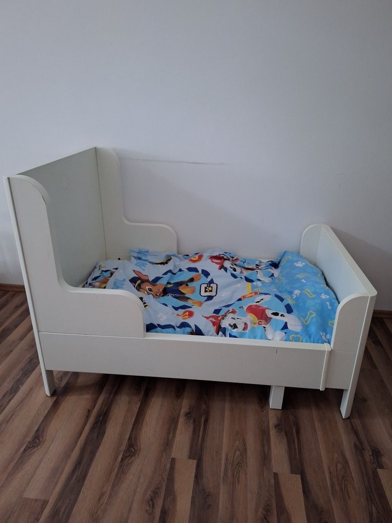 Łóżko dziecięce IKEA BUSUNGE białe