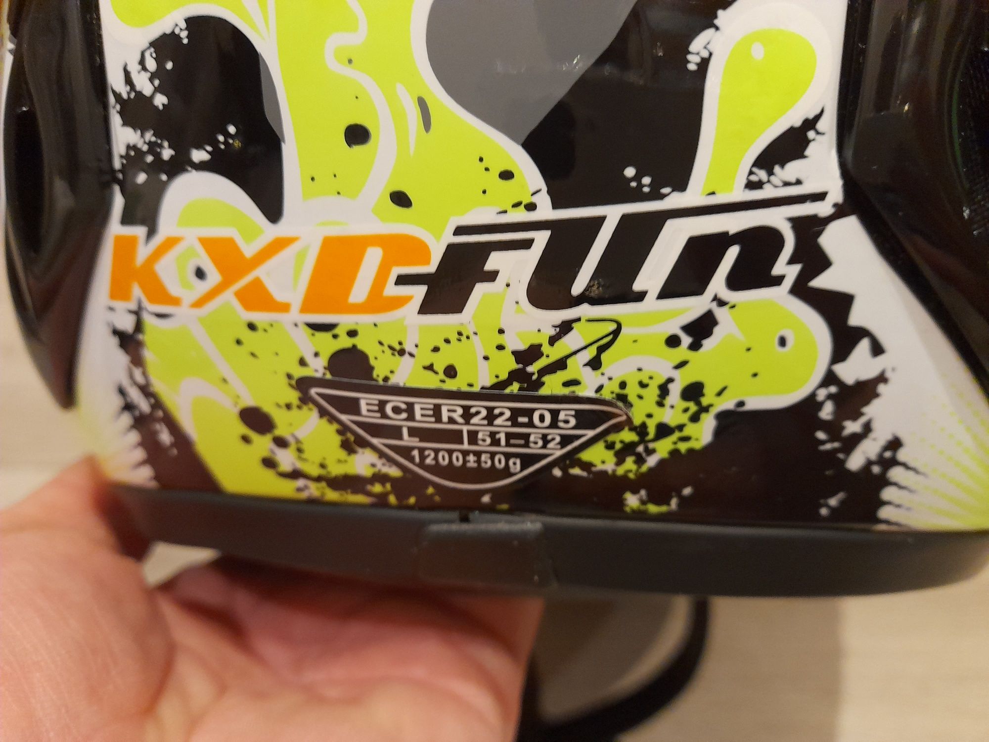 Kask crossowy dla dziecka Kxd Fun rozm.L