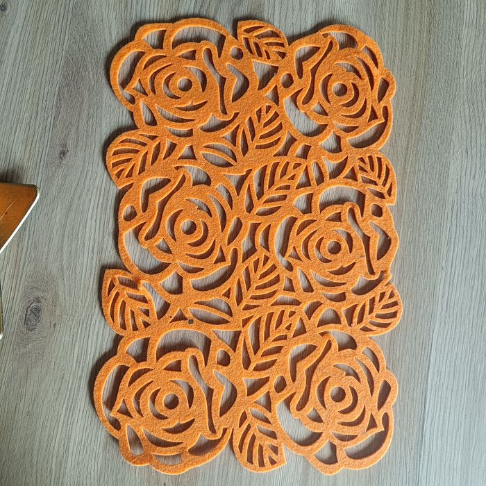Filcowa serwetka-podkladka oraz poszewka na zasuwak
