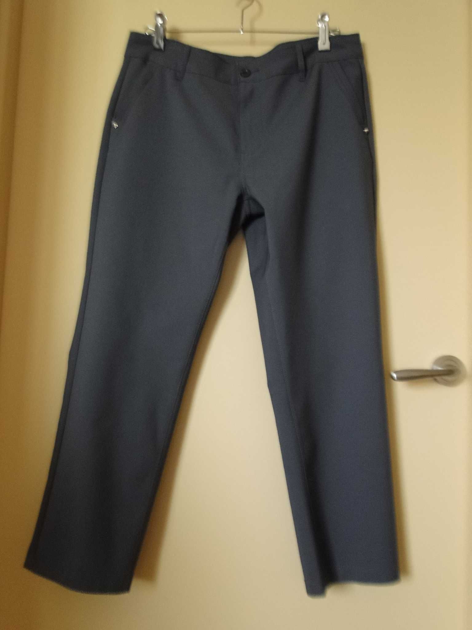 NOWE eleganckie spodnie R.42 stalowe