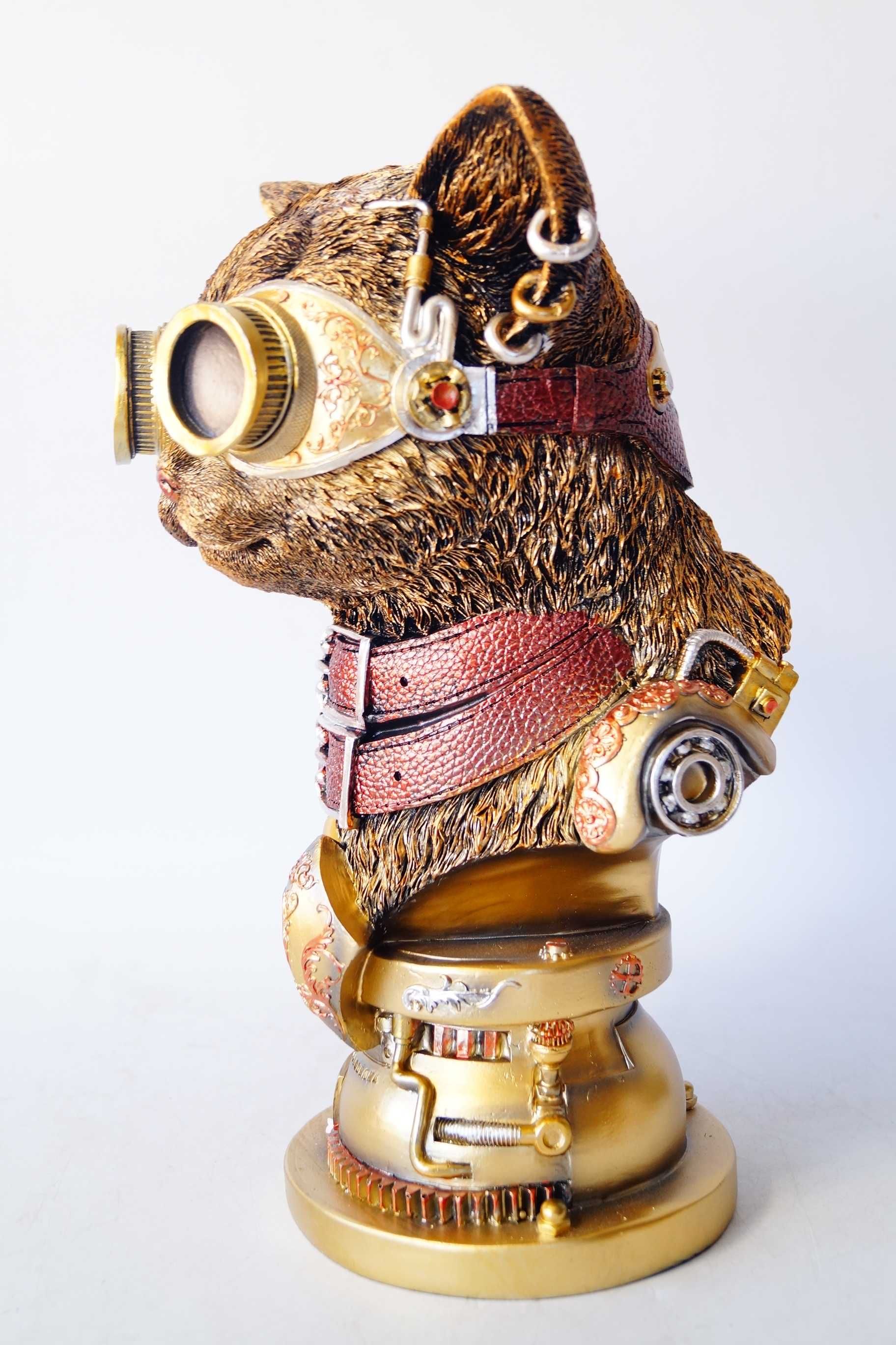 STEAMPUNK figura KOT kotek śmieszny