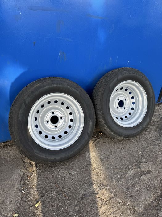 Koła kola 13 cali opony 155/80/13 przyczepka 4x100