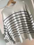 Sweter w paski Zara 42 XL