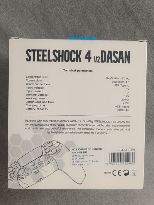 Pad steelshock4 do PS4
