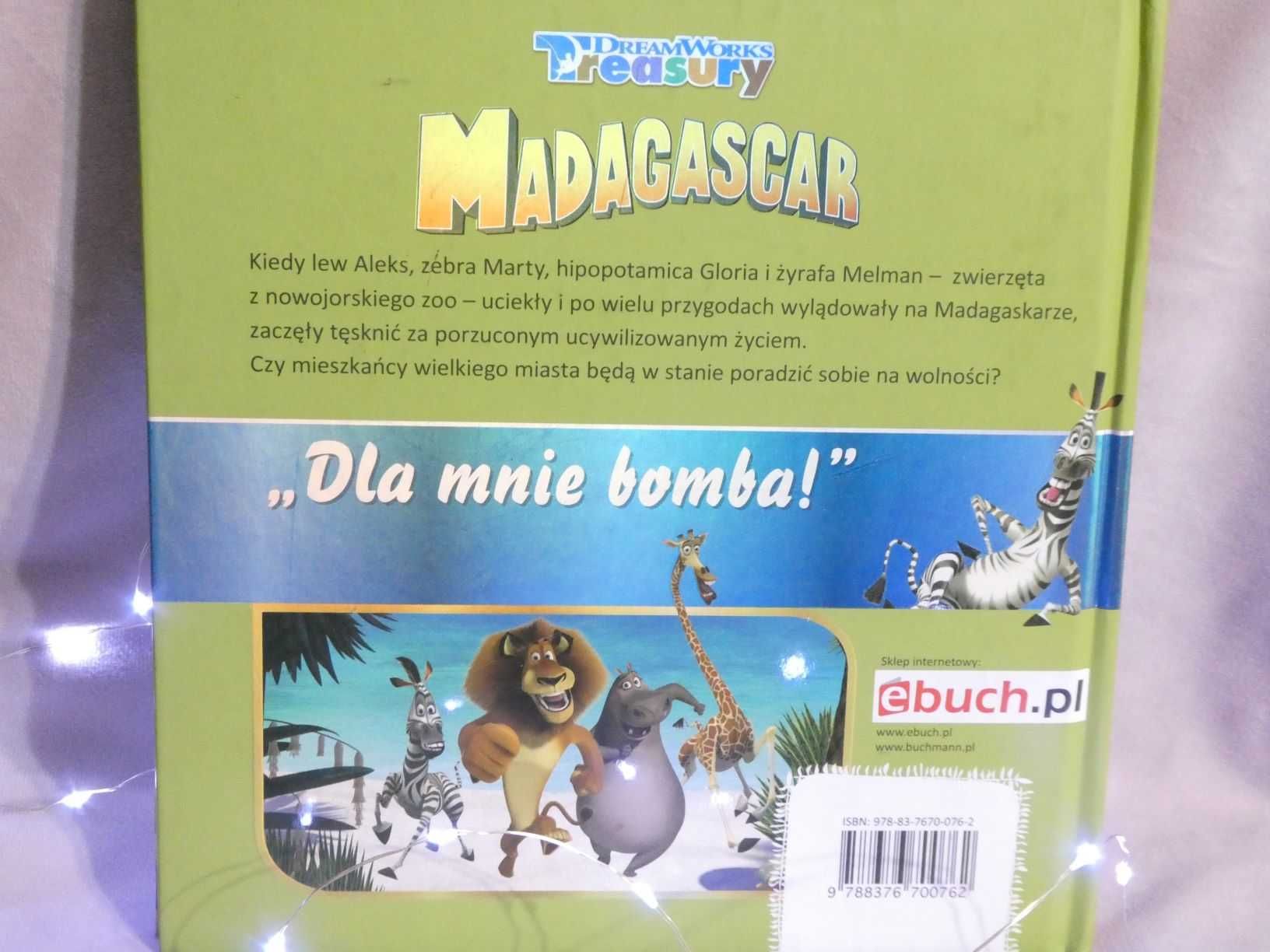 Bajki dla dzieci: Madagaskar - książka i płyta (komplet)