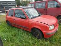 NISSAN MICRA K11 przed lift 1.0 benzyna '94rok czerwony!!!Na części.