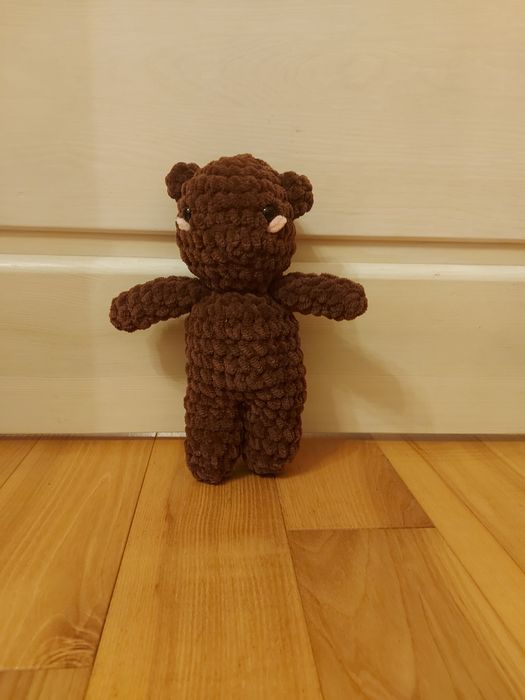 Maskotki na szydełku handmade sensoryczne miś, pszczółka, kapibara, ba