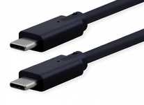 2szt x Kabel przewód USB-C na USB-C czarny (C-C)