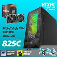 Computador gaming novo - "RTX PC" - Ryzen 5 5500 / RTX 3050