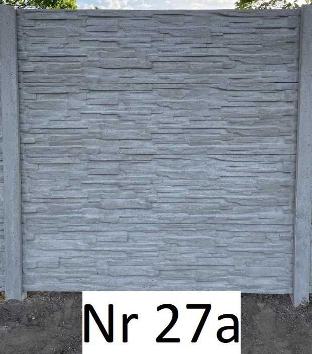 Ogrodzenia Betonowe wzór dwustronny ,Garaże , Płoty , Wiaty do 3,5m