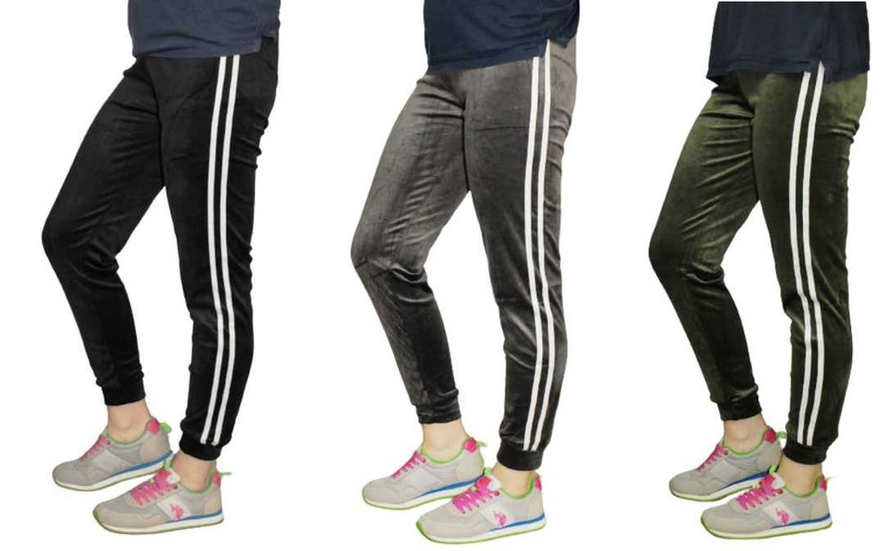 Spodnie welurowe damskie rozmiary od S do 6XL