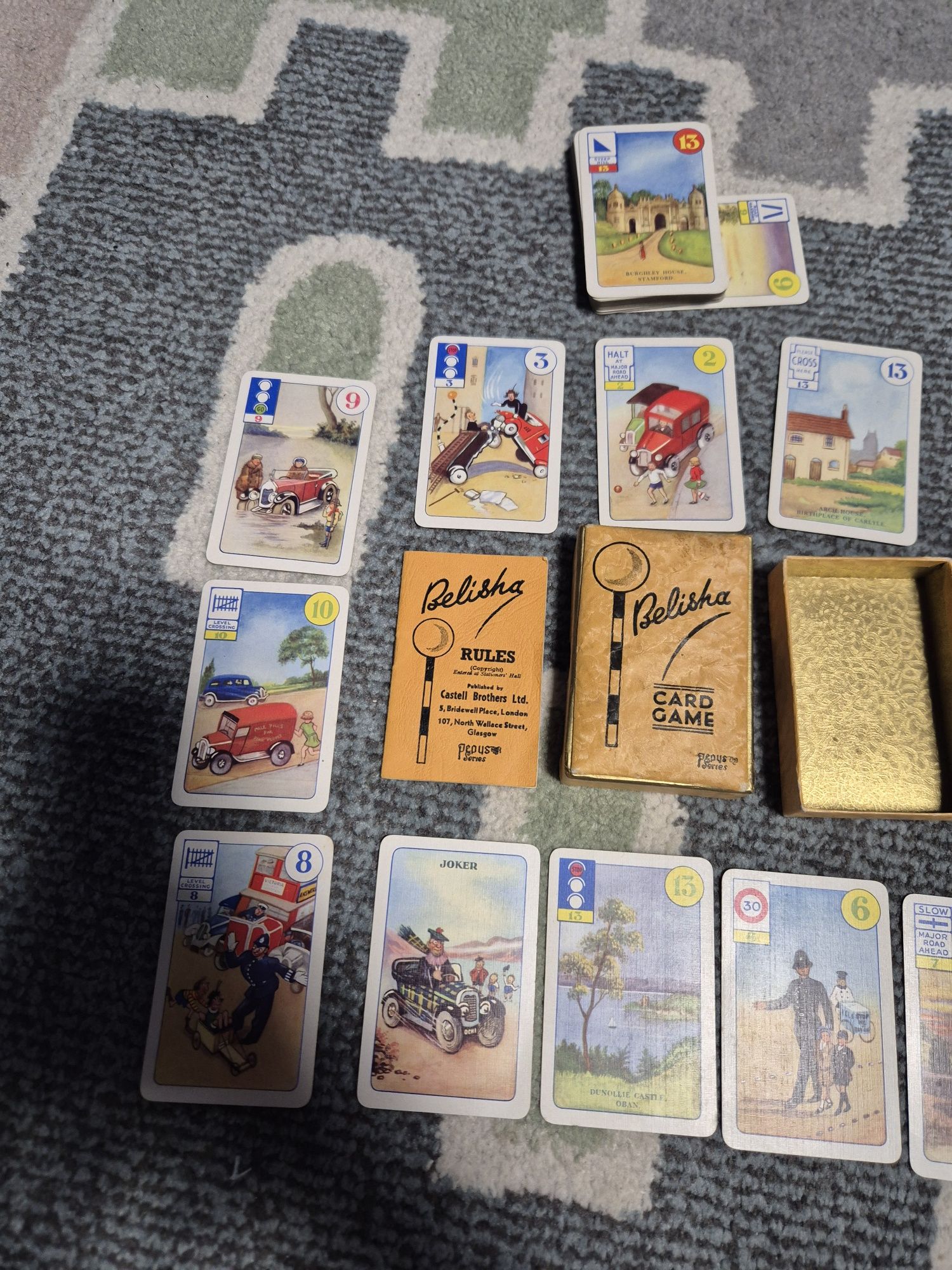 Винтажная карточная игра "Pelisha"