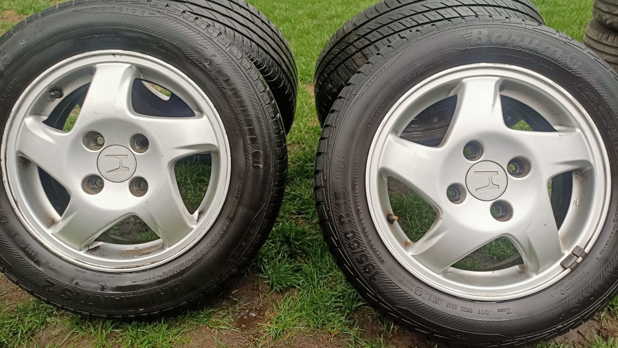 Alufelgi Honda 15" 4x114.3  195/60 Opony letnie