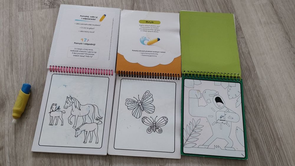 Książeczki z pisakiem wodnym