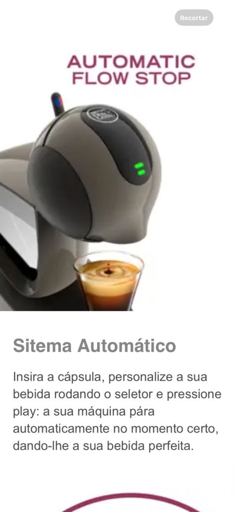 Maquina de café krups dolce gusto infinissima touch