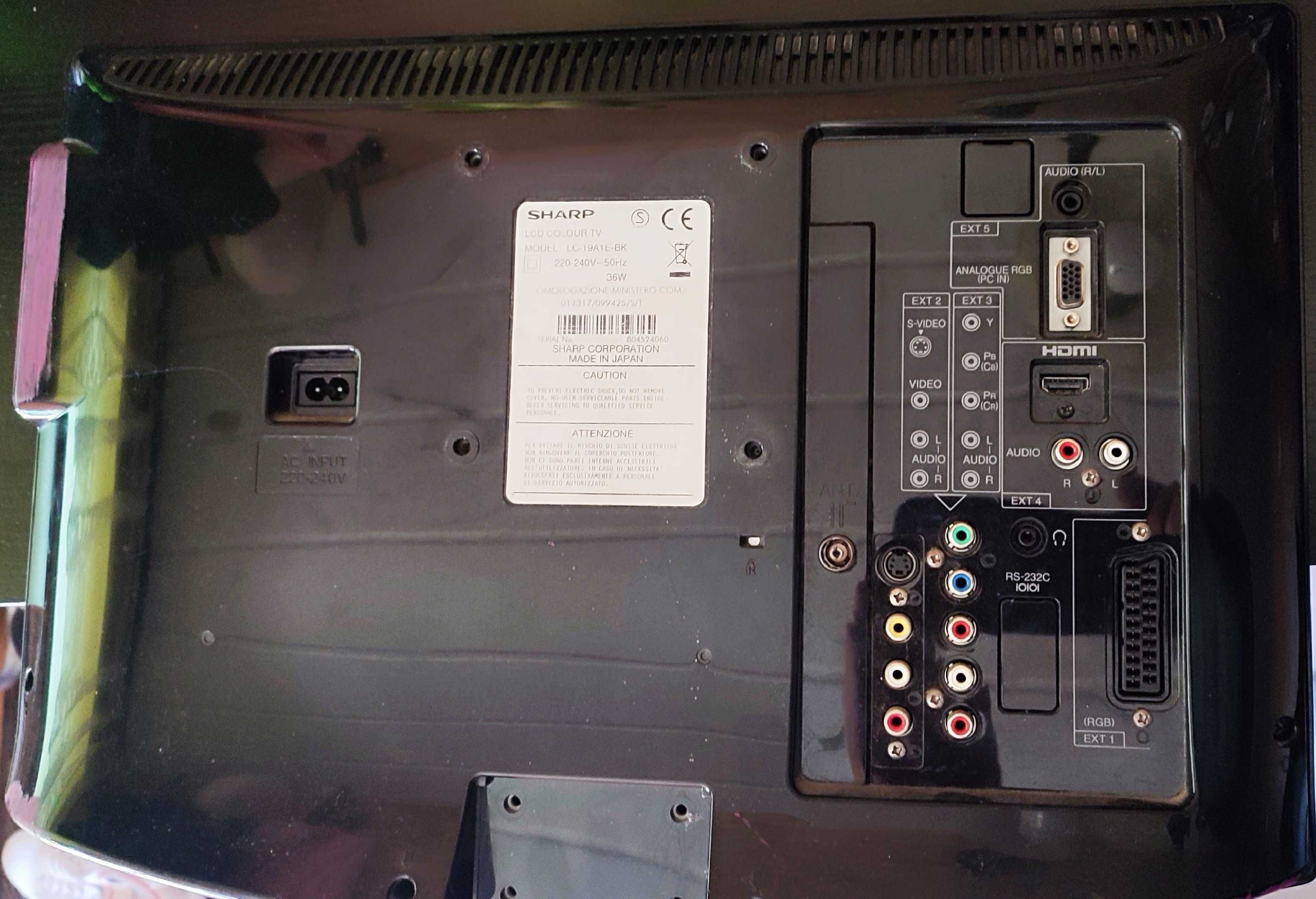 Telewizor Sharp Aquos LC-19A1E-BK