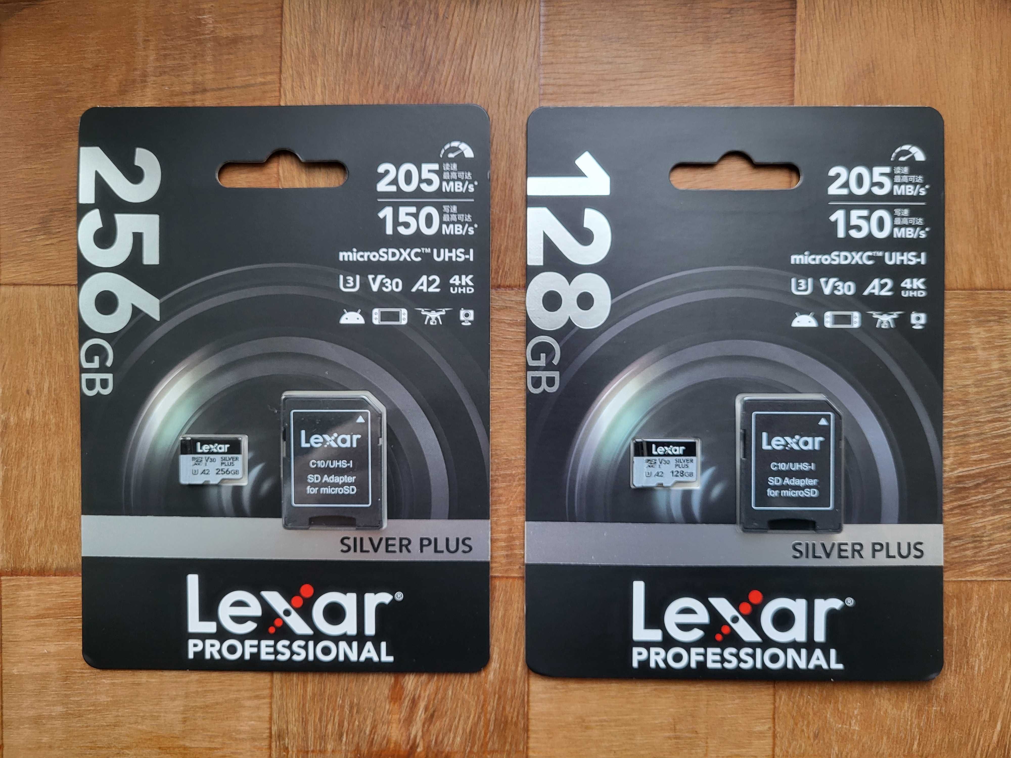Карта памяти microSDXC Lexar Professional Silver Plus 256GB