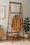 Minimalistyczny drewniany wieszak DIY – handmade