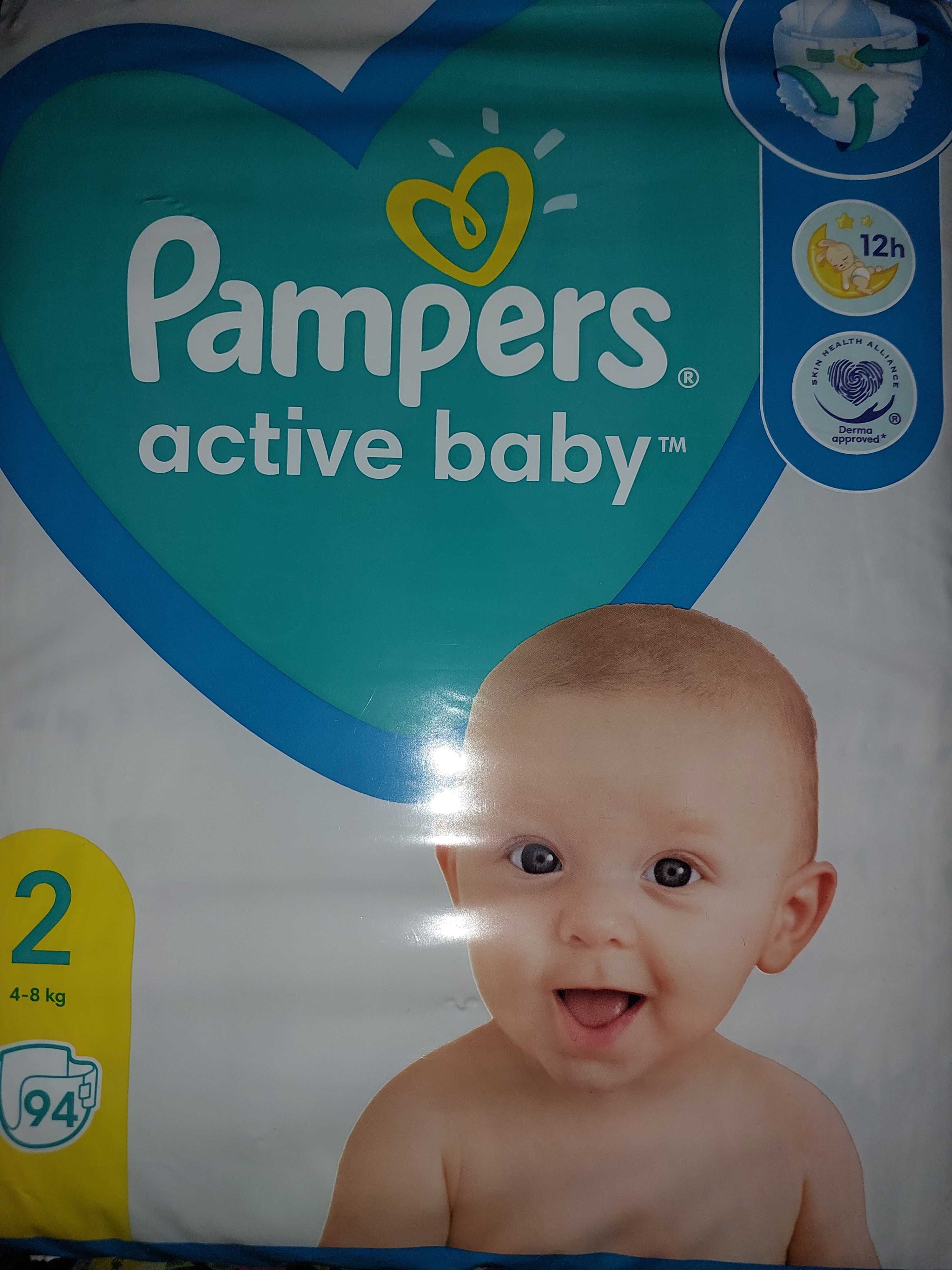 Підгузки Pampers Active Baby 2 (4-8 кг), 94 шт