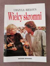 Wielcy skromni Urszula Biełous Editions spotkania