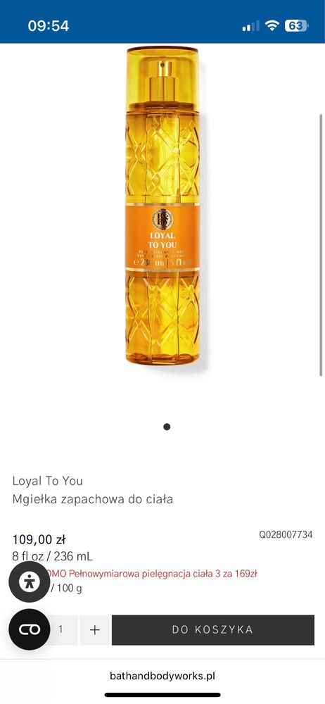 bath&body bath body works mgielka loyal to you 236ml
