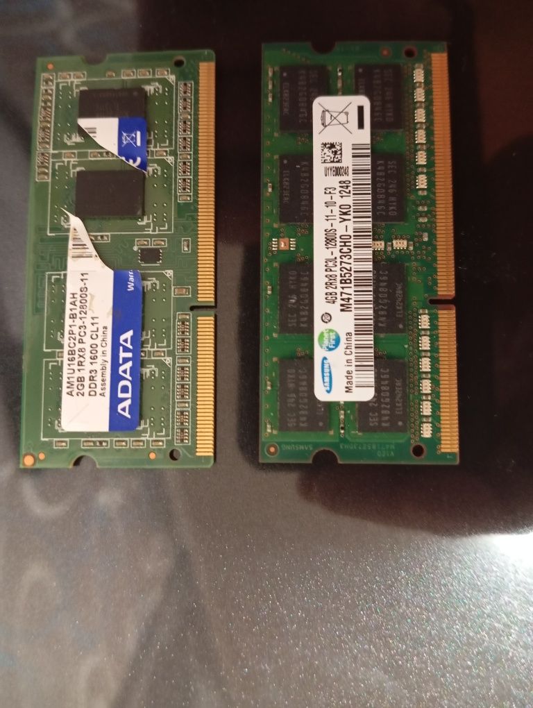 Оперативна пам'ять DDR3 2-2gb 1-4gb