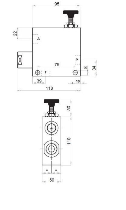 ZAWÓR hydrauliczny regulator PRZEPŁYWU VRFC3 3/4 [1381]
