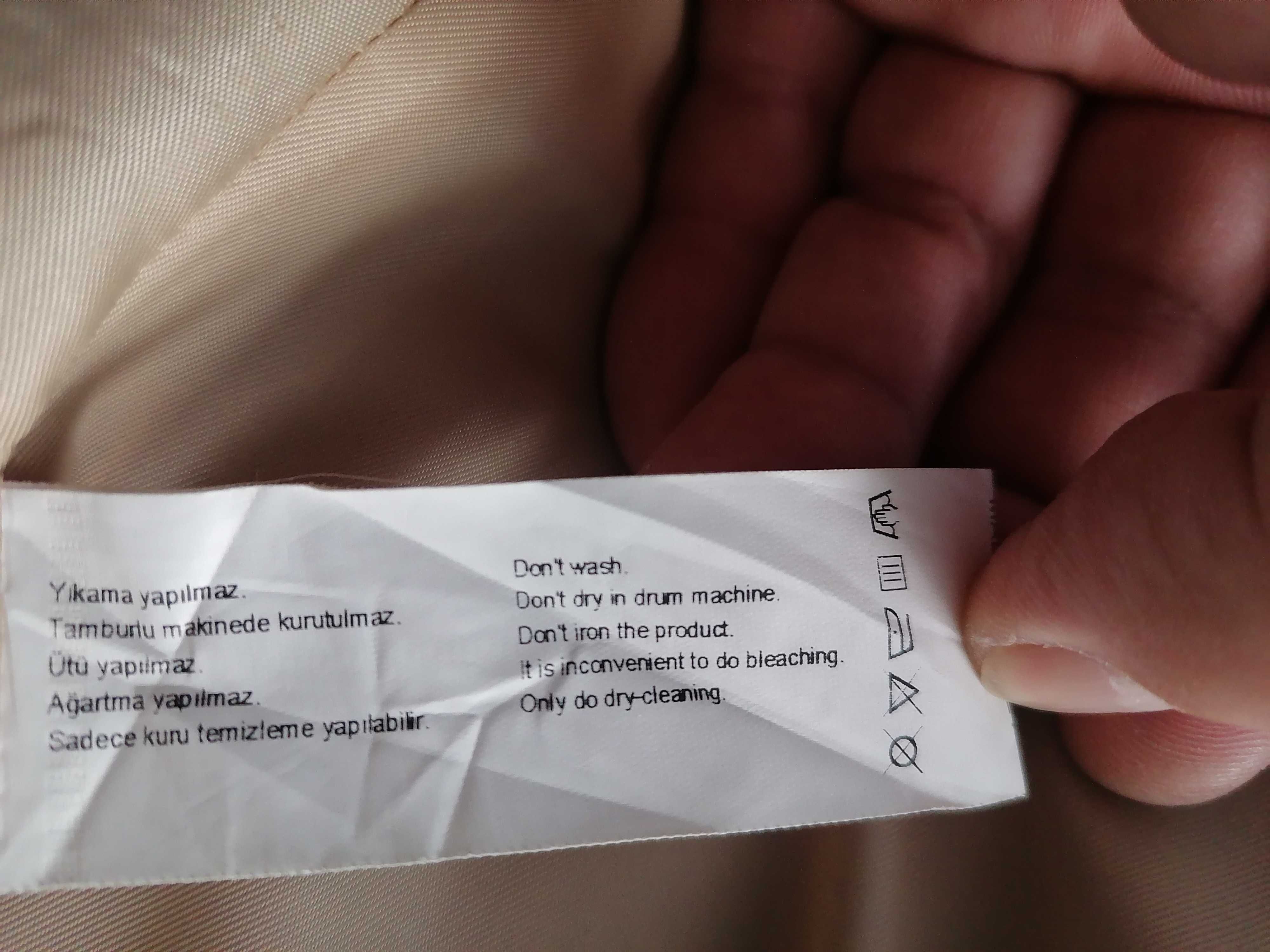 Płaszcz damski wiosenny krata klasyczny dwurzędowy Dilvin Basic 38 40