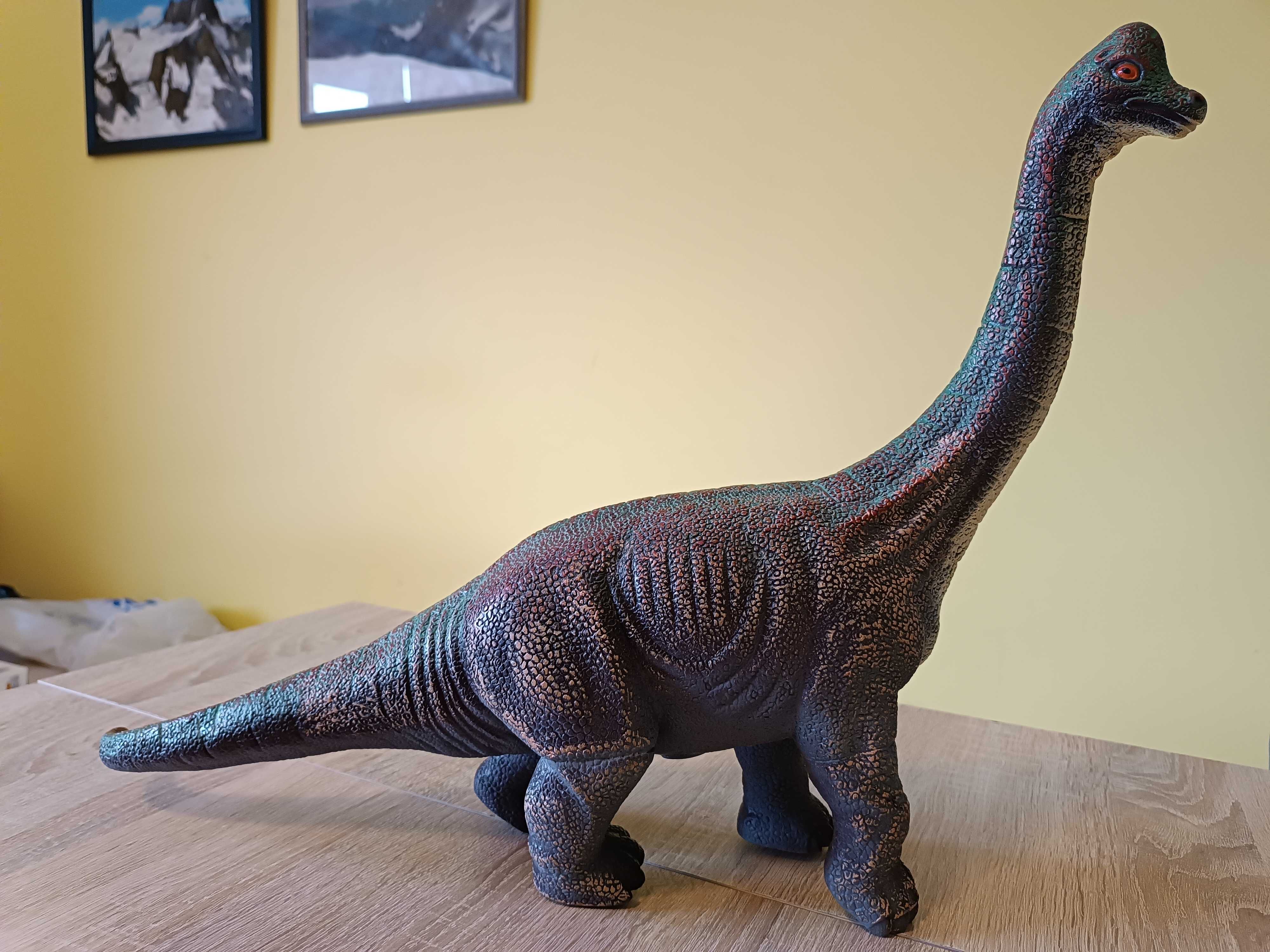Dinozaur, brachiozaur, duży, zabawka dla dziecka, gumowa figurka
