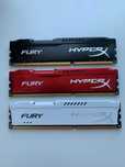 Оперативна пам'ять HyperX DDR3-1600 8GB FURY Black White Red