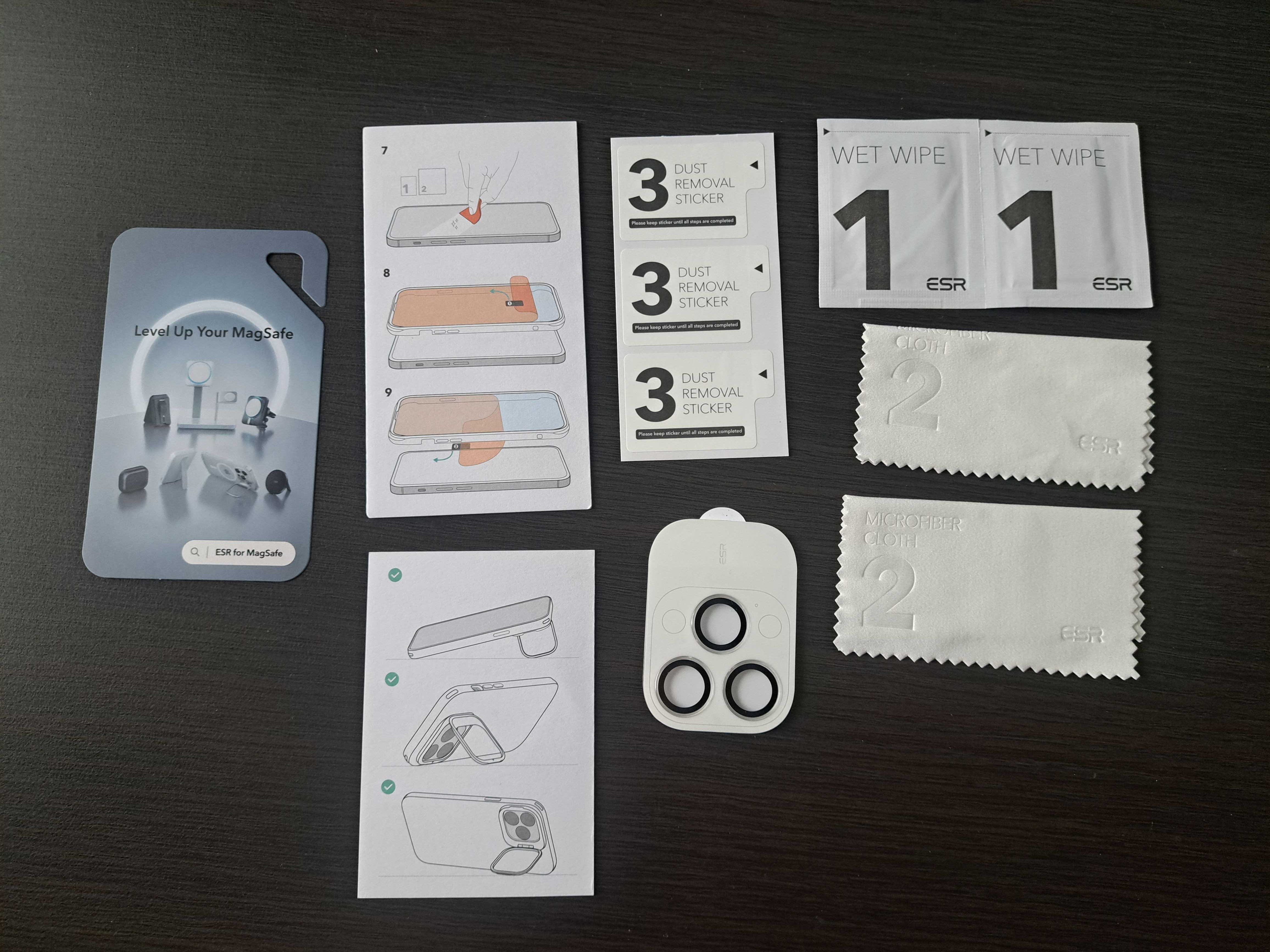 Etui Obudowa z podstawką i oslona ekranu ESR seria Armor iphon 15 Pro