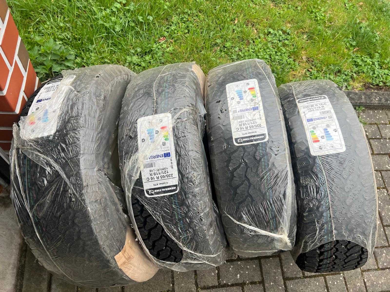 235/65R16C 121/119R General Tire Grabber AT3 Opony terenowe NOWE 2024