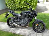 Yamaha MT07 Salon Polska Black Edition Wydech Leovince Crash pady