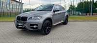 BMW X6 brązowy środek