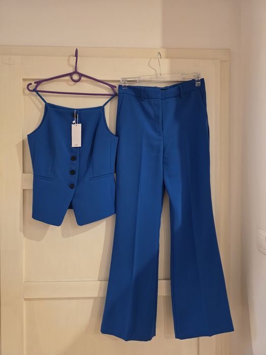 Komplet spodnie kamizelka mango