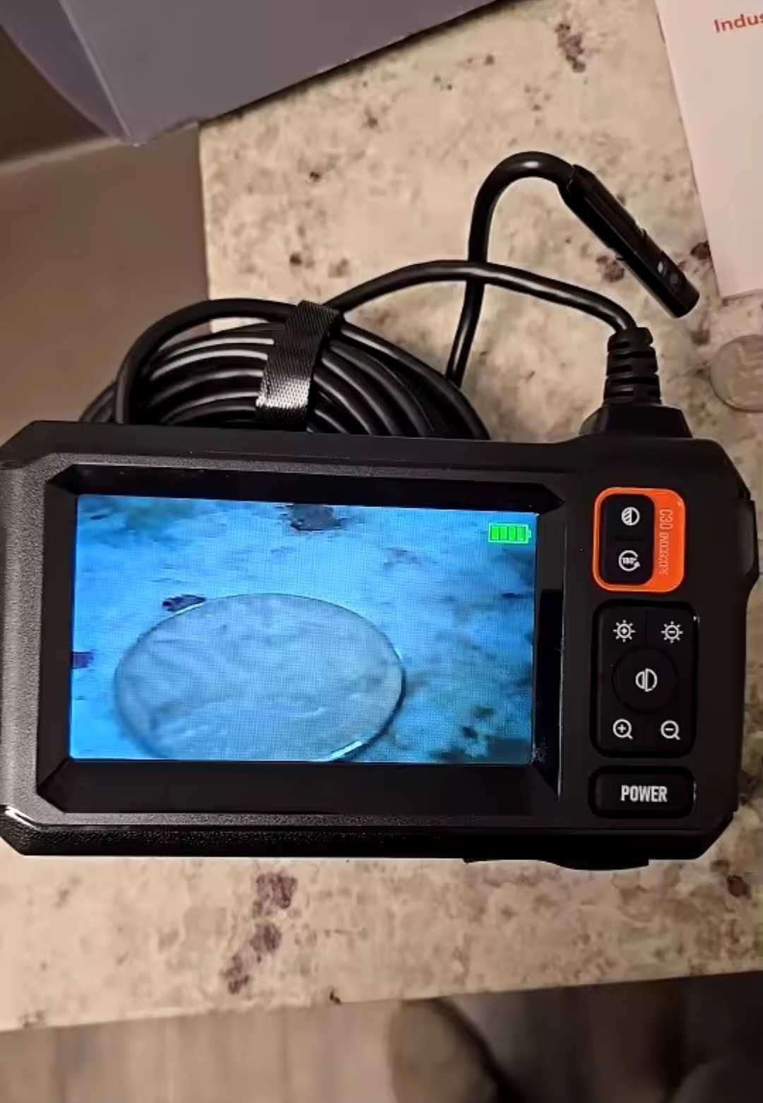 Camara endoscopio com tela 4.3