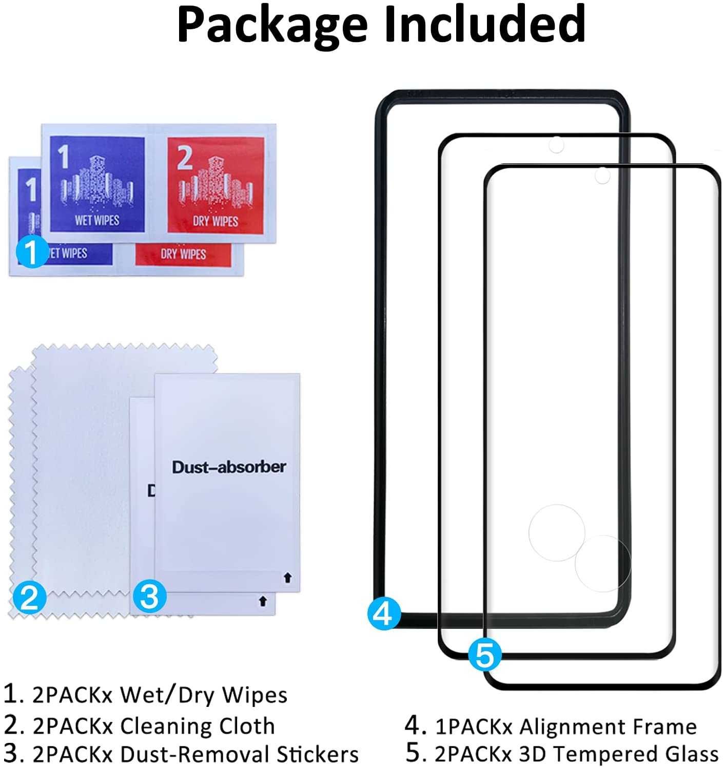 Película ecrã vidro temperado Samsung S21 Plus (2 unidades)