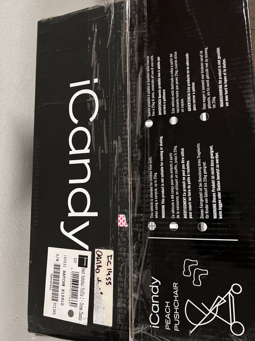 iCandy Rosa Carrinho de Bebé com todos os acessórios